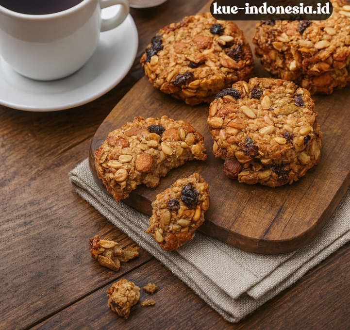 Kue Kismis Renyah dengan Isian Manis di Dalamnya