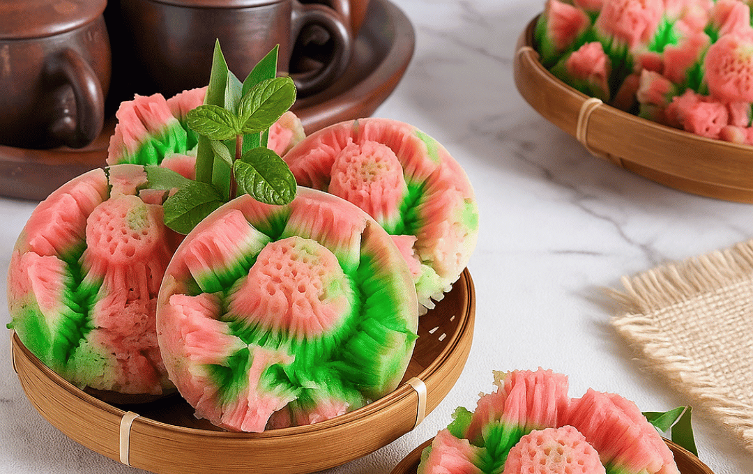 Kue Carabikang Pelangi, Cantik dan Mekar Sempurna