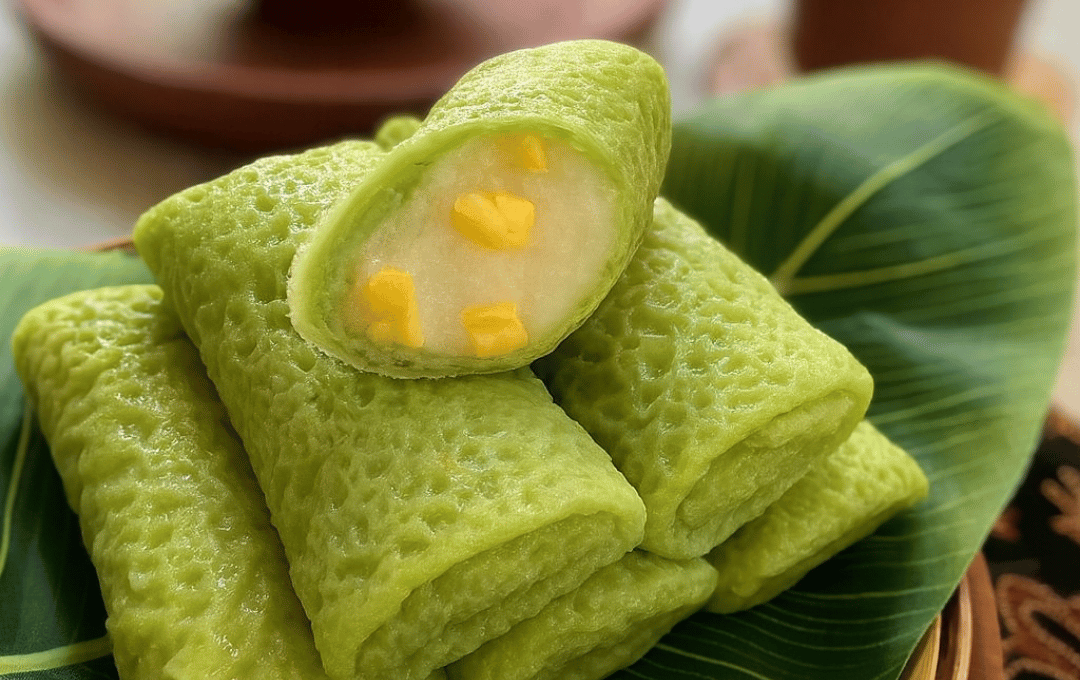 Kue Dadar Gulung Durian Super Wangi yang Bikin Nagih