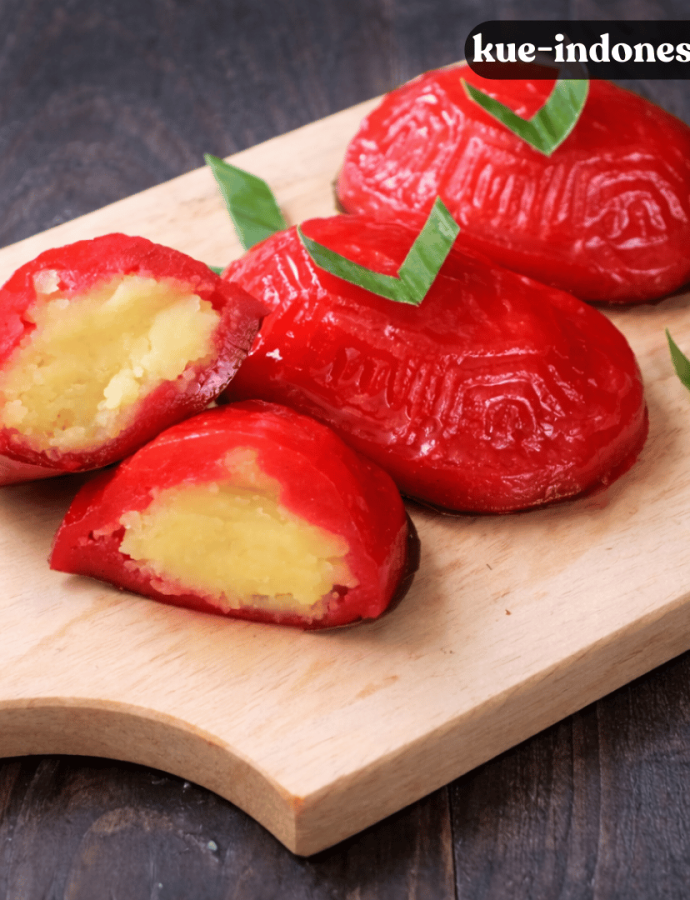 Resep Kue Ku Merah Isi Kacang Hijau: Super Empuk!