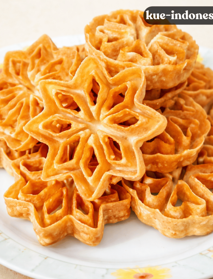 Kue Kembang Goyang Renyah Wangi Bikin Boros!