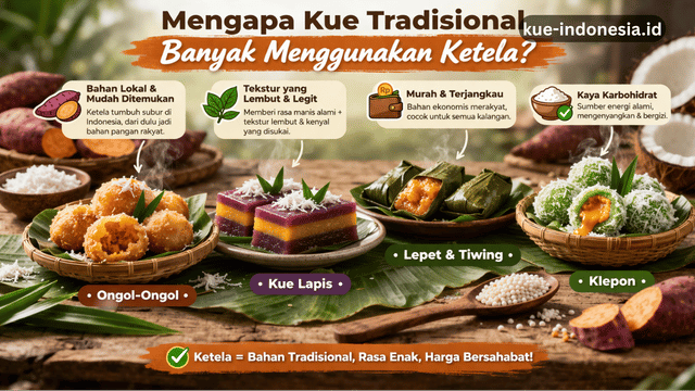Mengapa Kue Tradisional Banyak Menggunakan Ketela