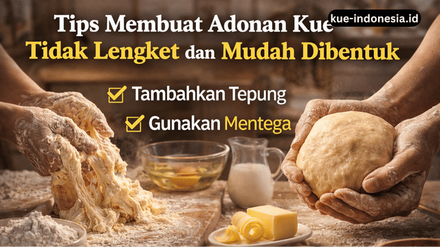 Tips Membuat Adonan Kue Tidak Lengket dan Mudah Dibentuk