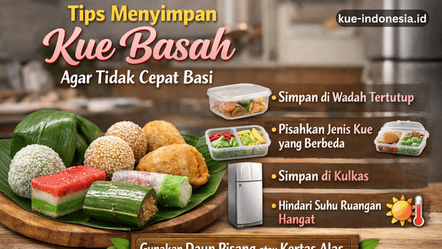 Tips Menyimpan Kue Basah Agar Tidak Cepat Basi