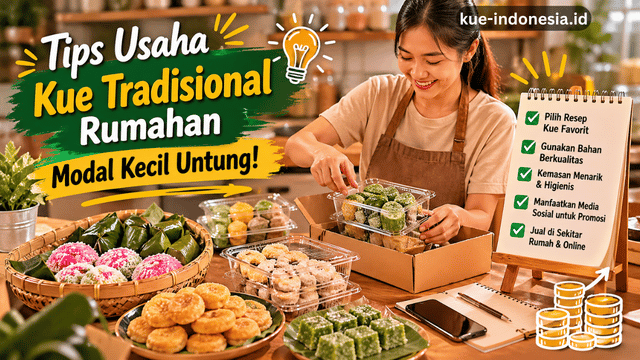 Tips Usaha Kue Tradisional Rumahan Modal Kecil Untung